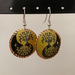 Handmade Turkish Copper Earrings